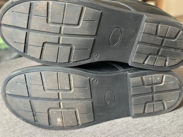 Zapatos colegiales piel natural velcro 40 talla