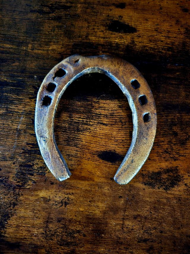 Herradura de caballo antigua