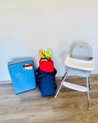 Lote Cuna de Viaje, Trona y Colchón