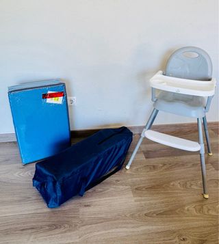 Lote Cuna de Viaje, Trona y Colchón