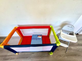 Lote Cuna de Viaje, Trona y Colchón