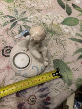 Angelo ceramica con candela
