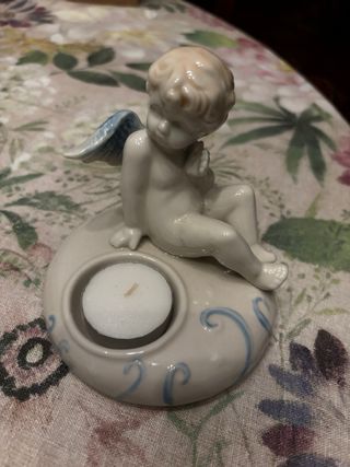 Angelo ceramica con candela