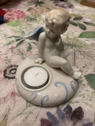 Angelo ceramica con candela