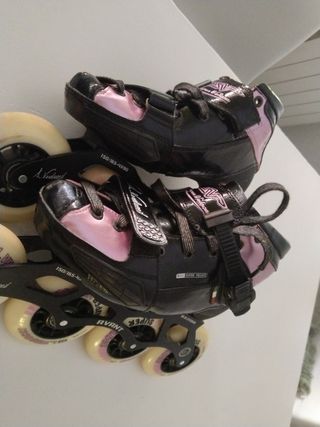 Patines Profesionales Negros y Rosas