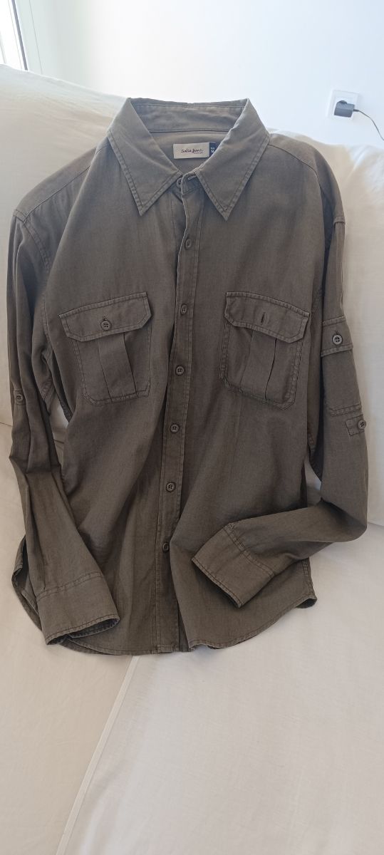 Camisa Salsa Verde Oliva Talla M