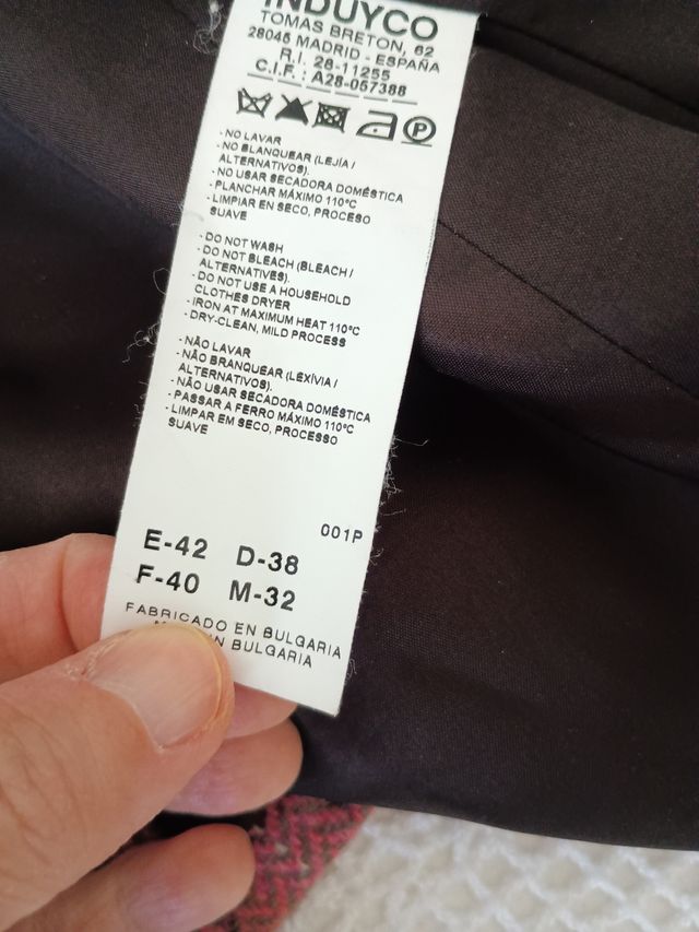 Chaqueta de vestir lana