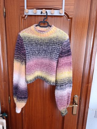 Jersey de punto multicolor