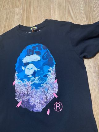 Camiseta Bape Negra Talla M