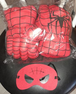 Guantes y antifaz Spiderman