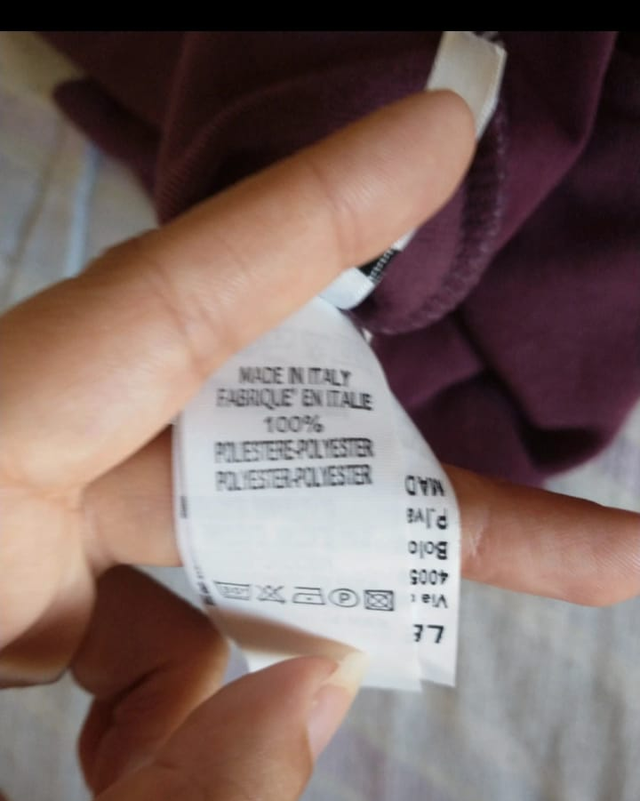 Abito donna viola manica corta