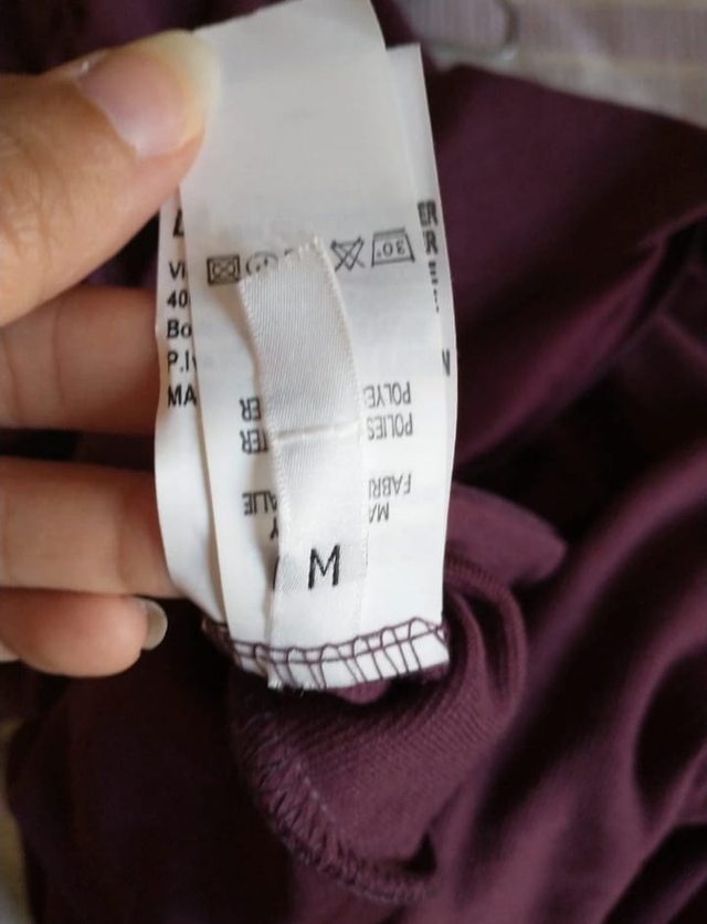 Abito donna viola manica corta