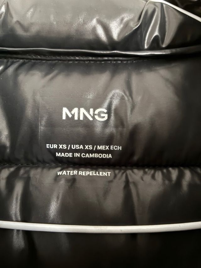 Chaleco acolchado negro Mango mujer