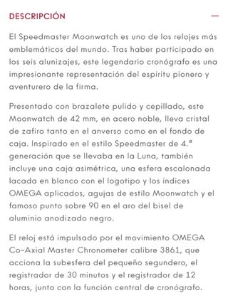 Omega Speedmaster Doble Zafiro