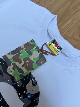 Camiseta BAPE Blanca Talla M