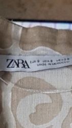 Camicia Zara lino&cotone beige