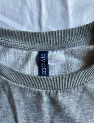 Felpa H&M NYC Grigio Chiaro