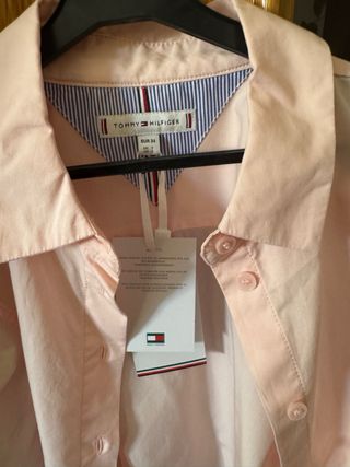 Camisa Tommy Hilfiger Rosa, talla como una S