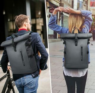 Mochila gris HK