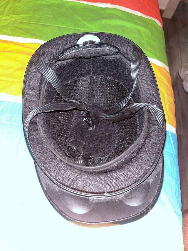 Casco Hípica Negro Fouganza