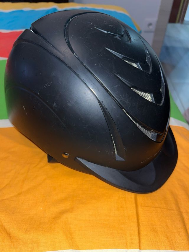 Casco Hípica Negro Fouganza