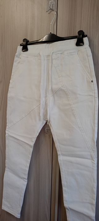 Pantaloni OVS bianchi cavallo basso taglia M