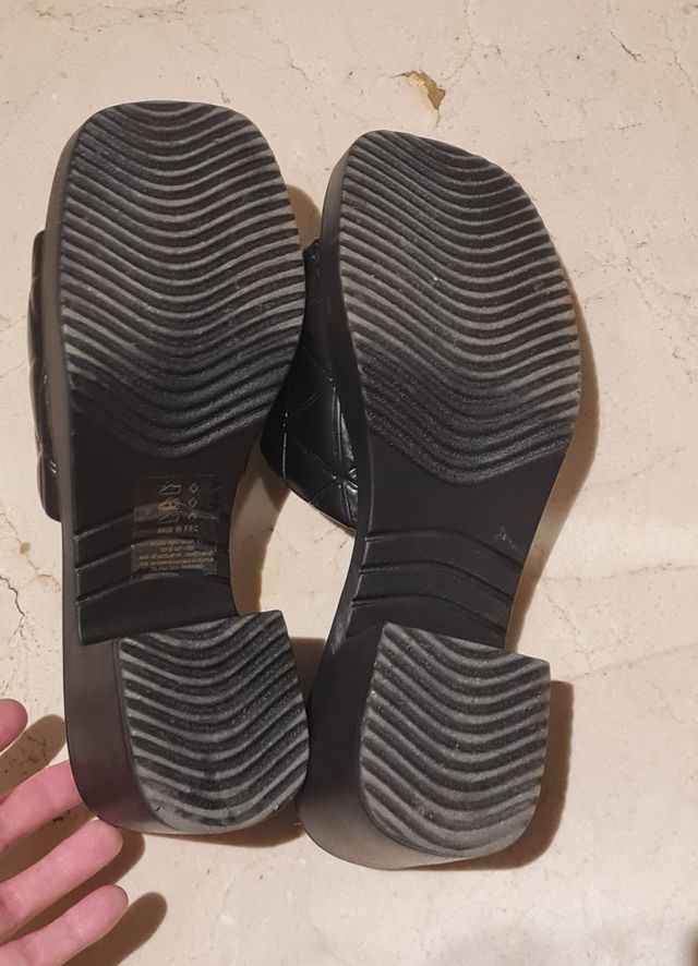 Sandalias de plataforma negras