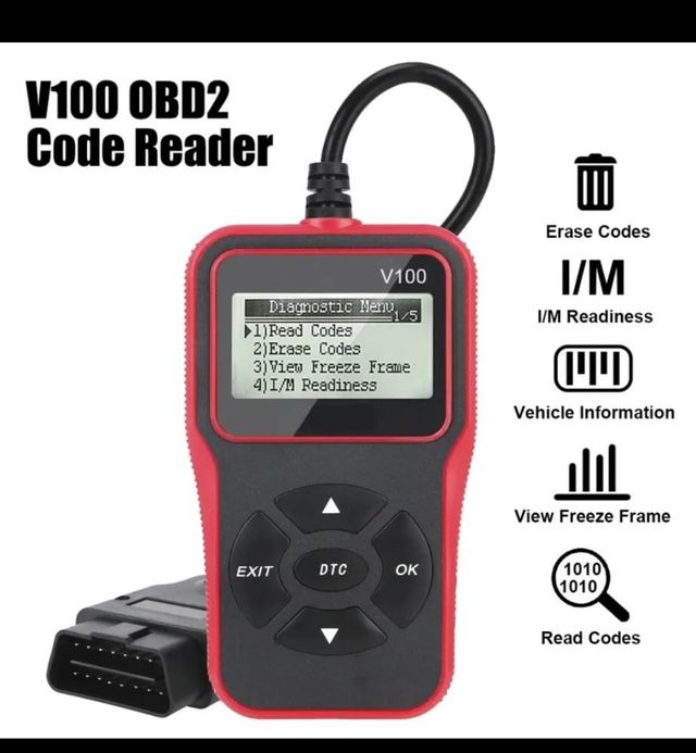OBD2 MAQUINA DIAGNOSIS AVERIAS AUTOMOVIL V100