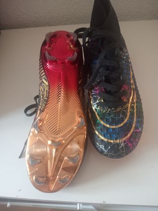 Tacos de fútbol multicolores