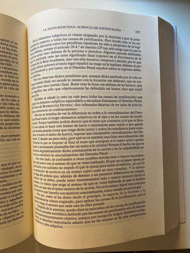 Derecho Penal Español - Parte General