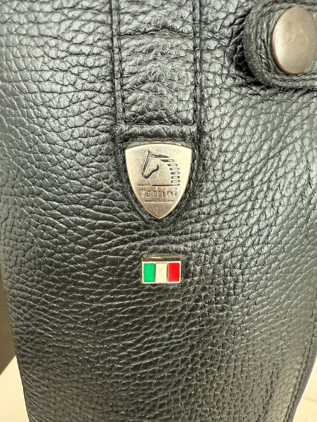 Botas de equitación de cuero negro