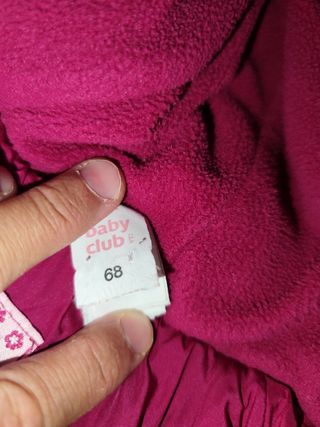 Chaquetón niña talla 6-9 meses,por 3€