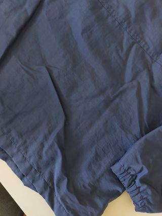 Giacca a vento ragazzina blu