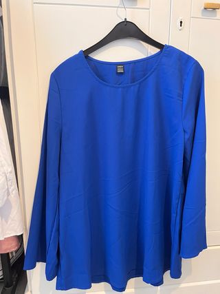 Camiseta azul Shein oversize Talla XL