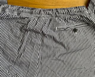 Pantaloni da cucina Portwest a righe Nere Taglia L