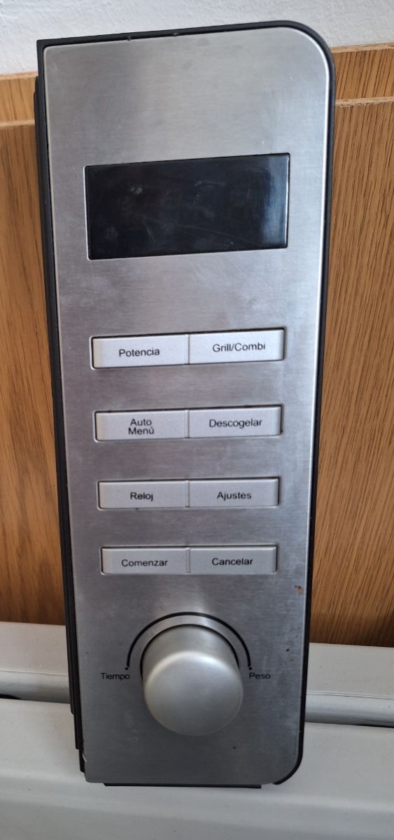 Placa eletrónica de microondas e painel de botões