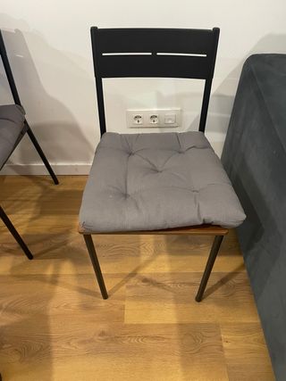 Sillas de comedor negras 