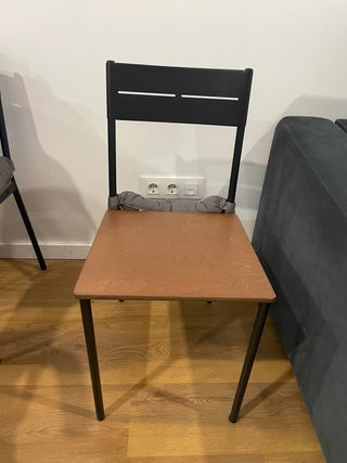 Sillas de comedor negras 