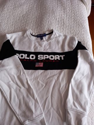 Polo Sport Jersey Hombre Blanco