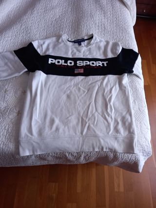 Polo Sport Jersey Hombre Blanco