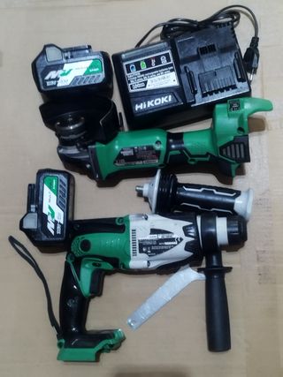 Kit Taladro y Radial Hikoki