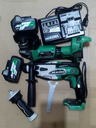 Kit Taladro y Radial Hikoki