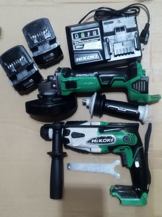 Kit Taladro y Radial Hikoki