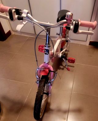 Bicicleta niña Decathlon 16 rosa