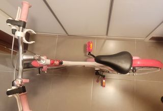 Bicicleta niña Decathlon 16 rosa