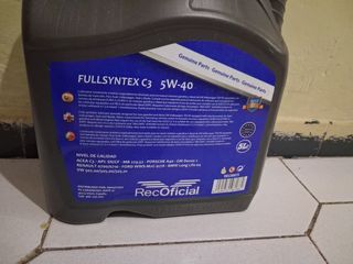 Aceite Motor 5W-40 RecOficial Fullsyntex C3 5L