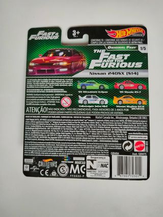 Hot Wheels Nissan 240SX S14 Original Fast Furious