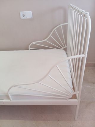 Cama extensible niños Ikea 80x200 + colchón