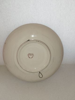 Piatto Ceramica Titano Rep. San Marino Vintage