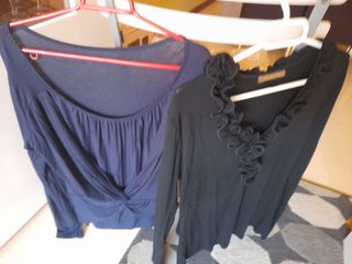 2 Camisetas Manga Larga Mujer